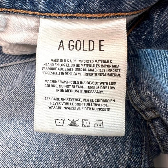 AGOLDE Riley High Rise Straight Crop Jeans Size 27 - Picture 11 of 15